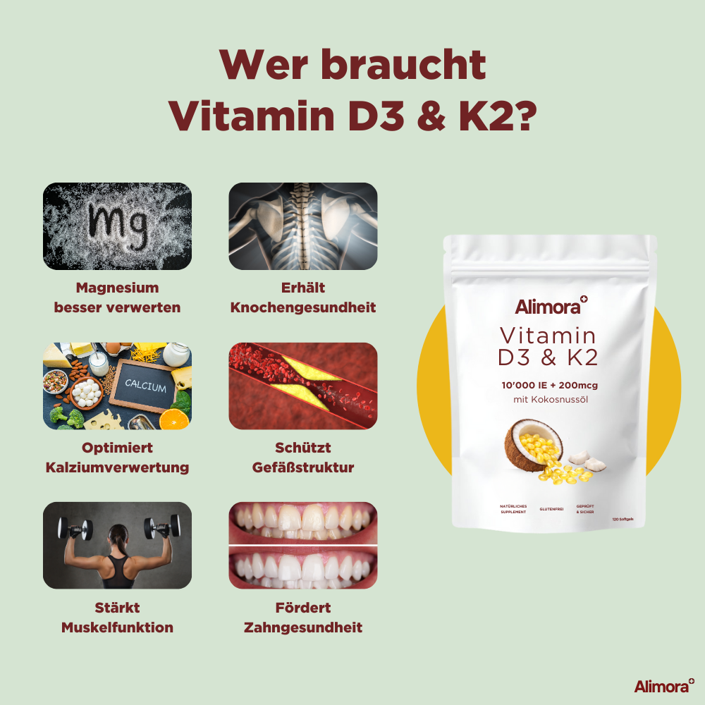 Alimora - Vitamin D3 & K2